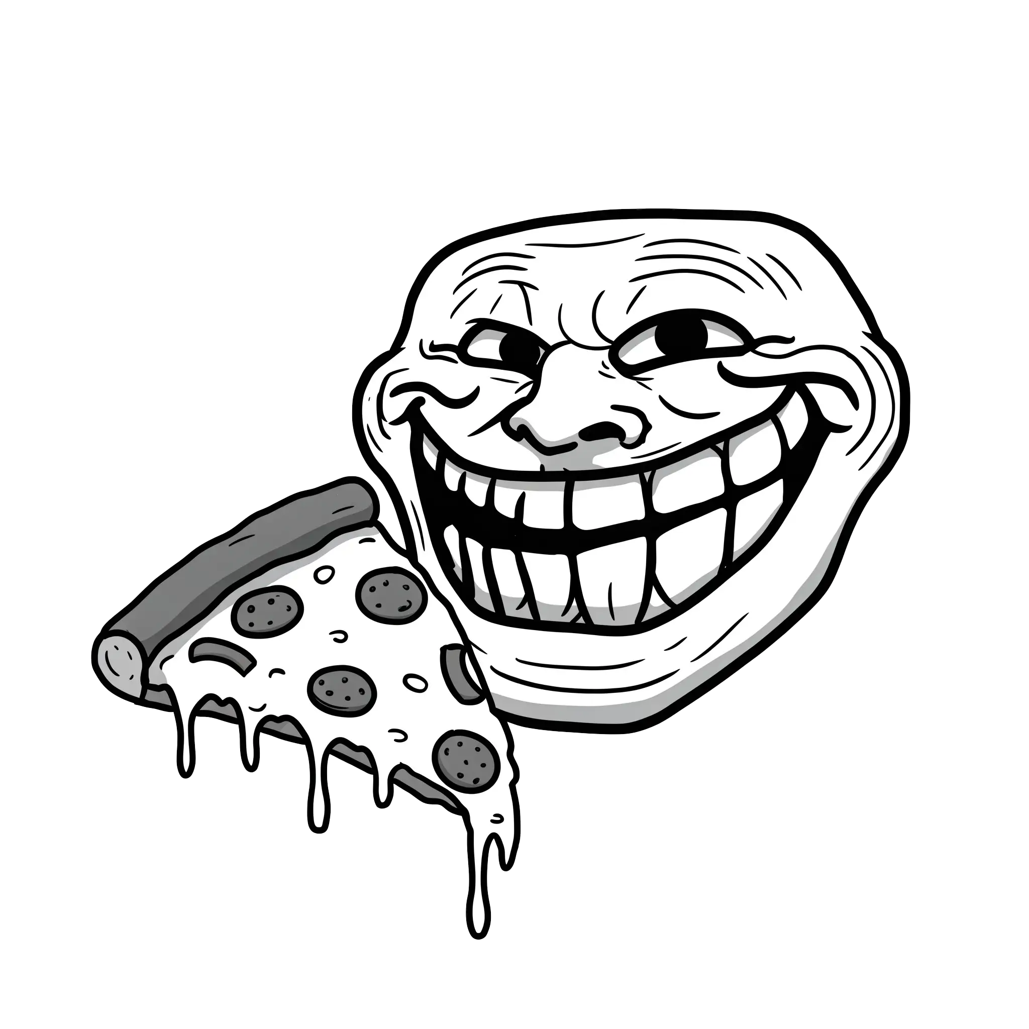 troll face download png, troll face png