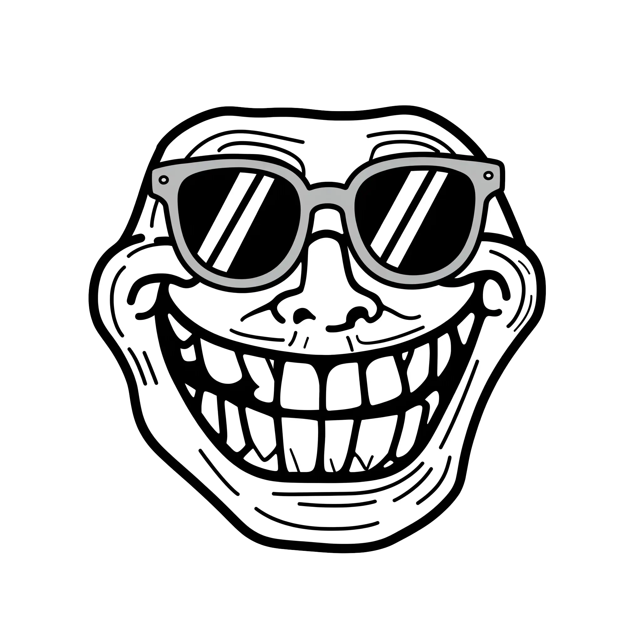 troll face download png, troll face png