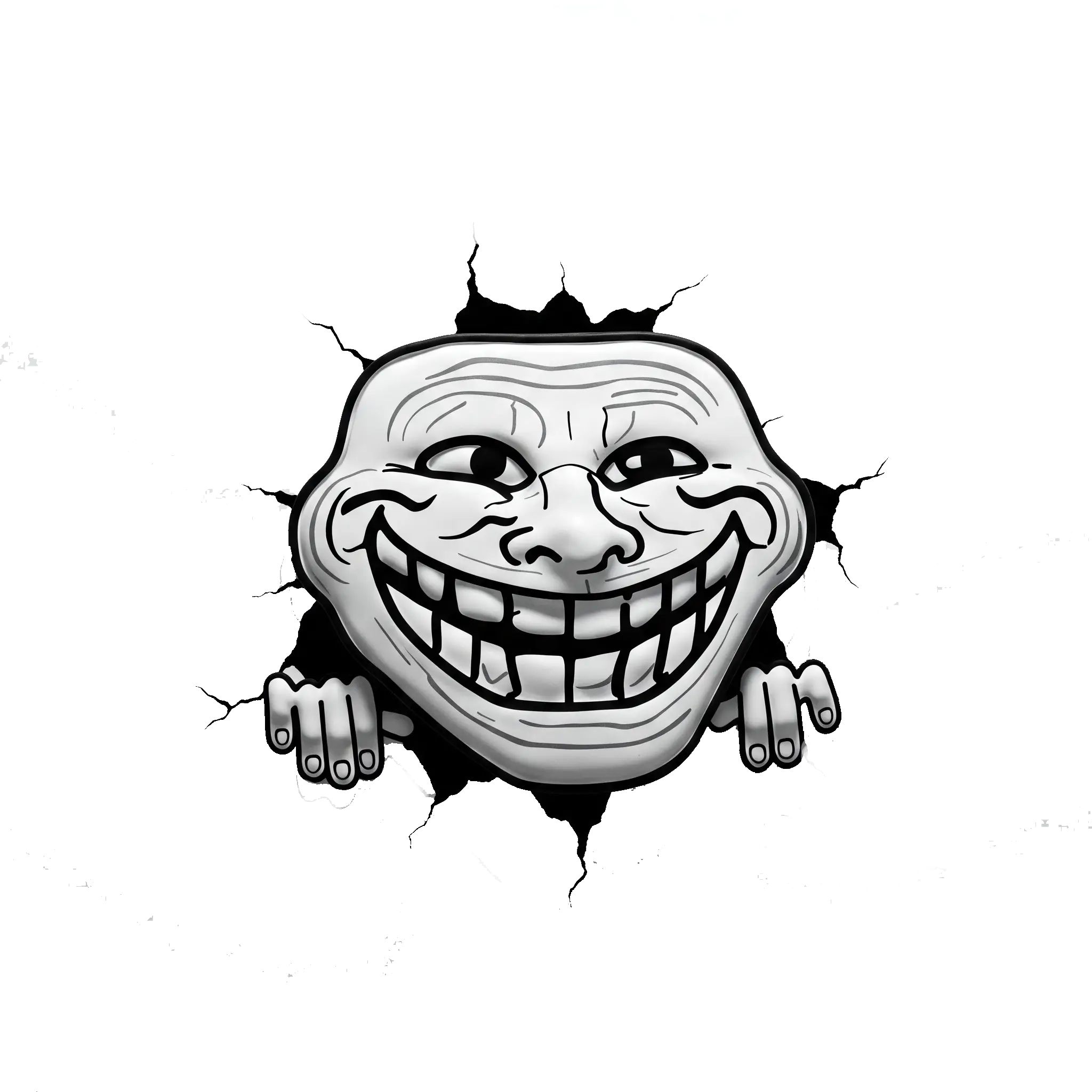 troll face download png, troll face png