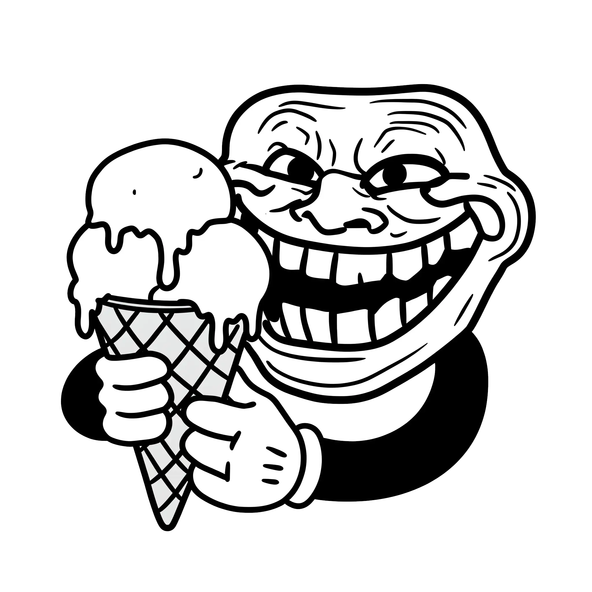 troll face download png, troll face png