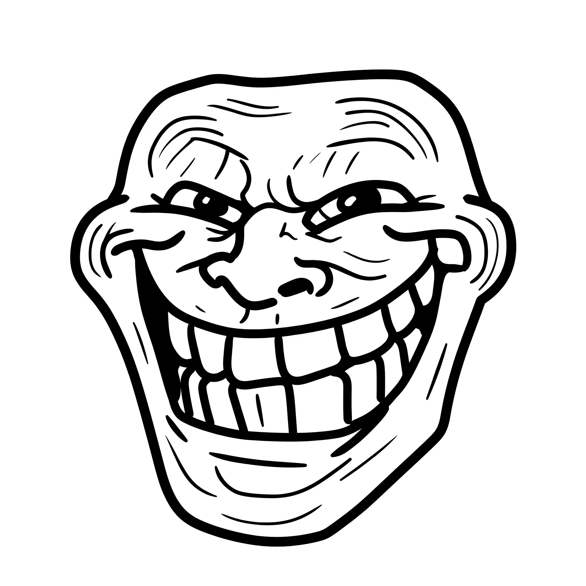 troll face download png, troll face png