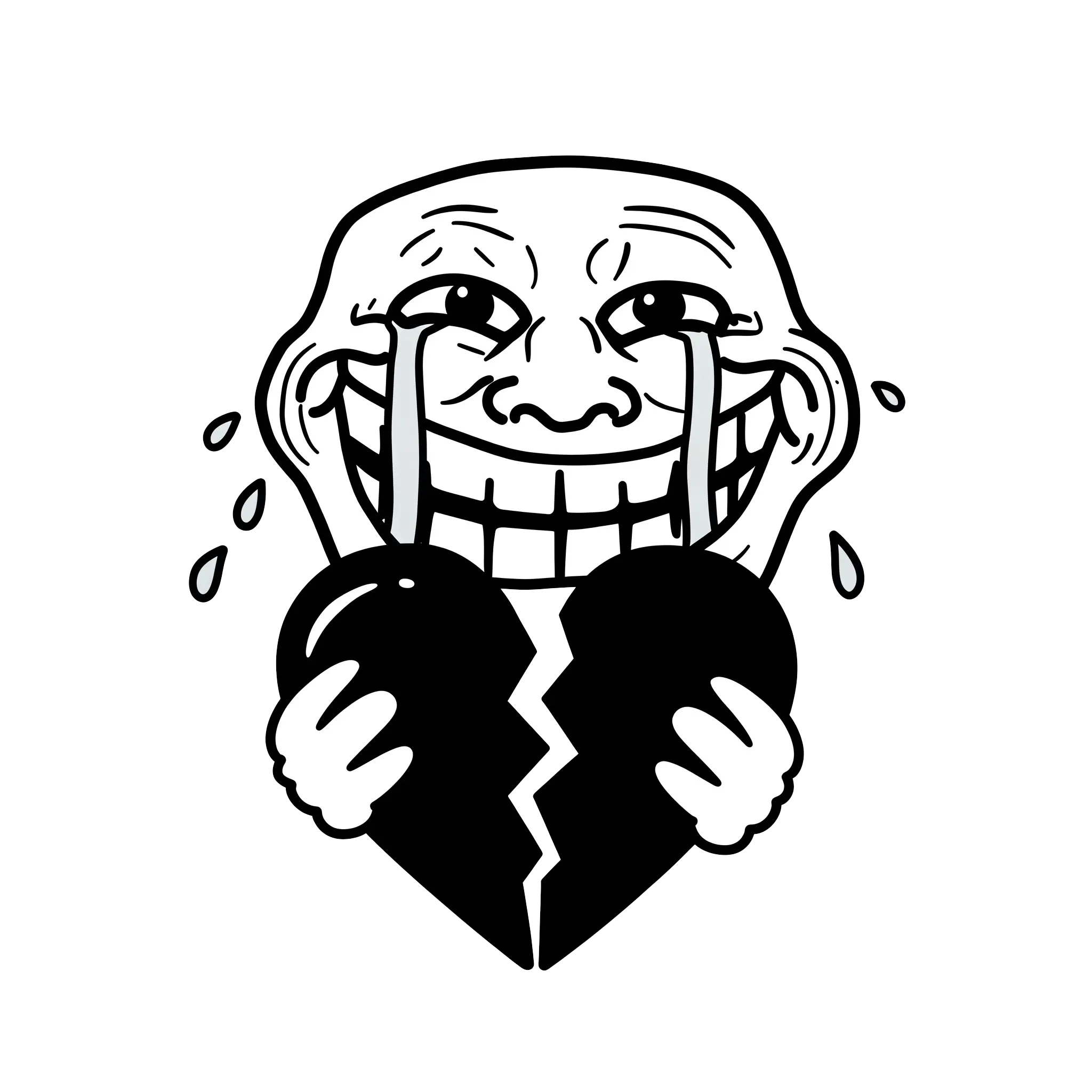 troll face download png, troll face png