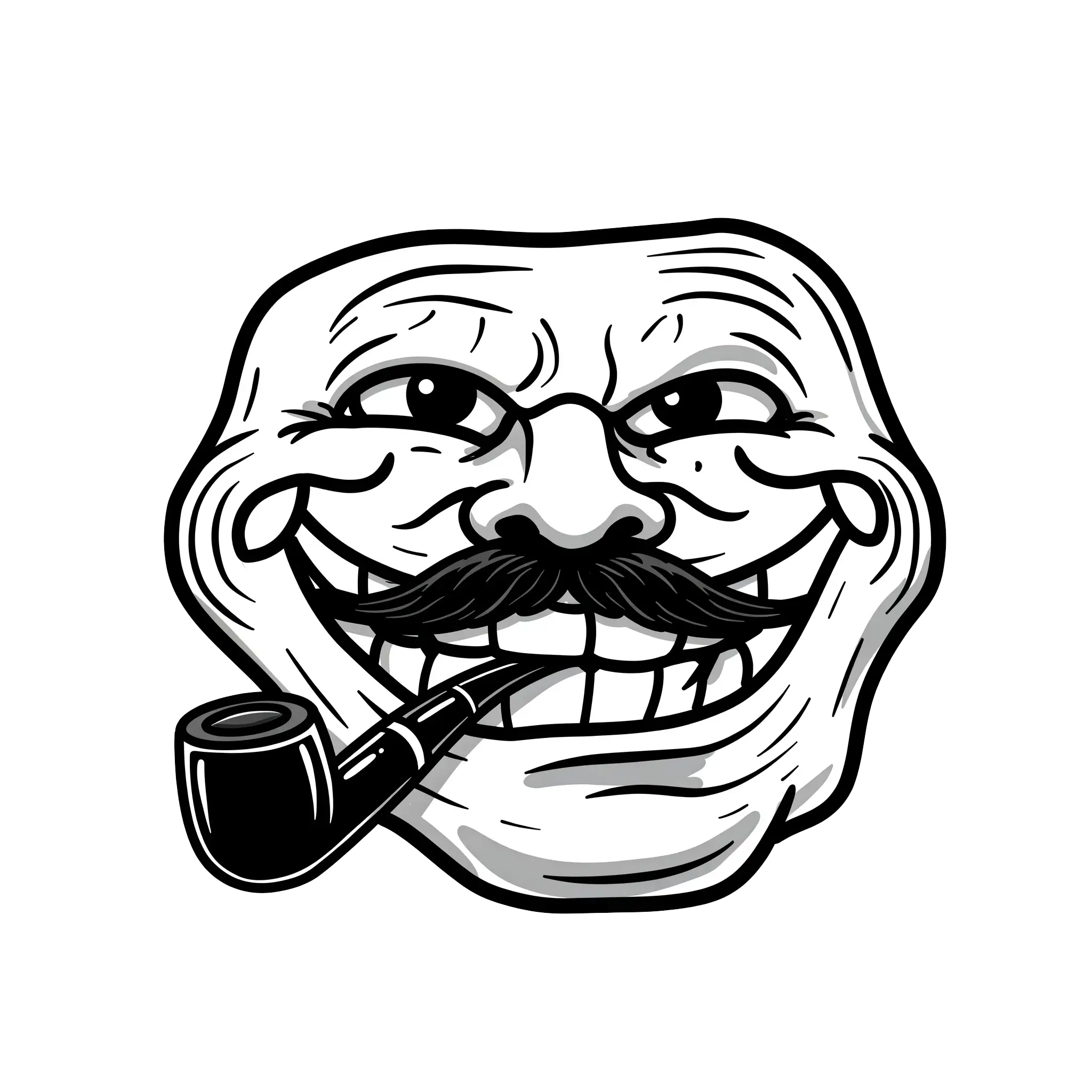 troll face download png, troll face png