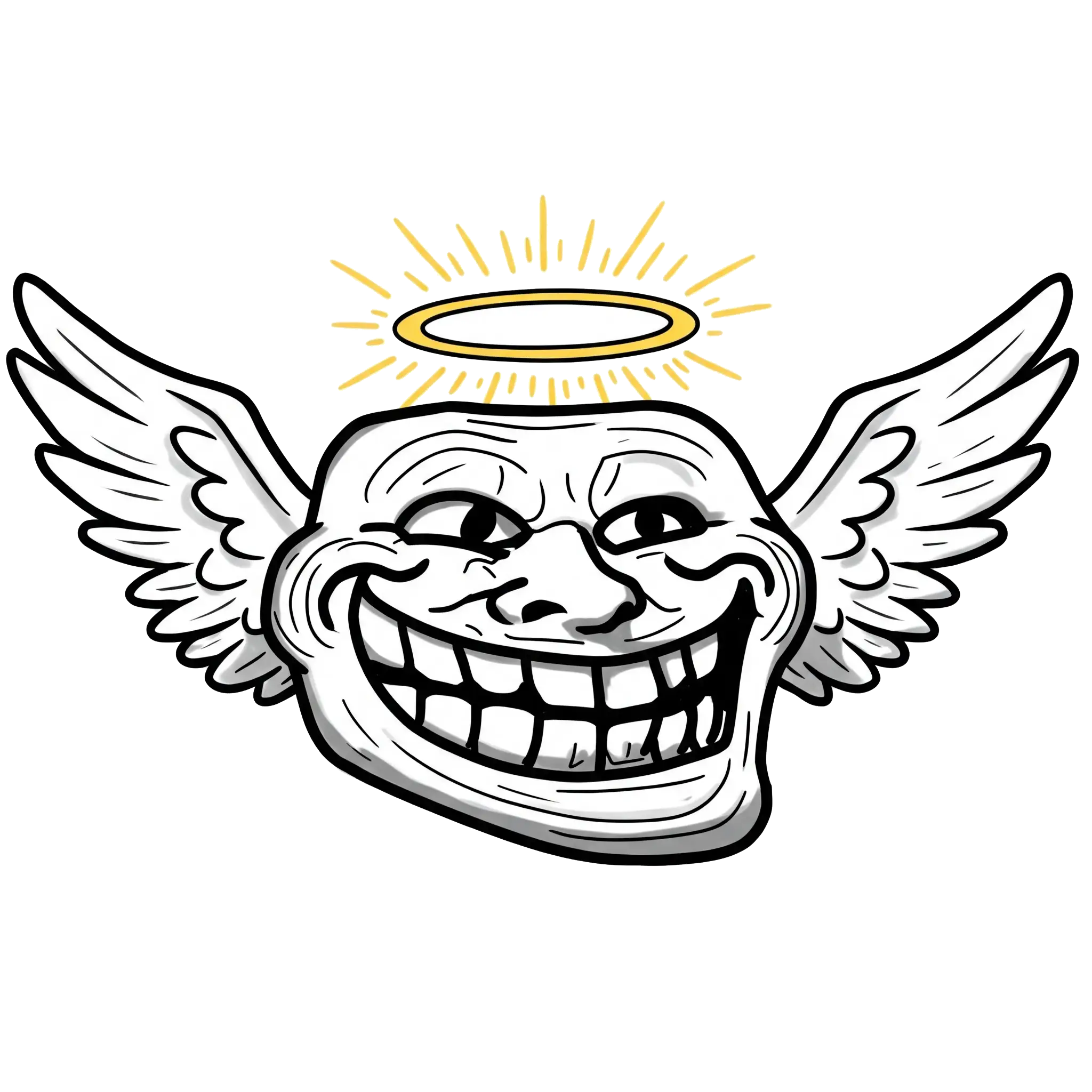 troll face download png, troll face png