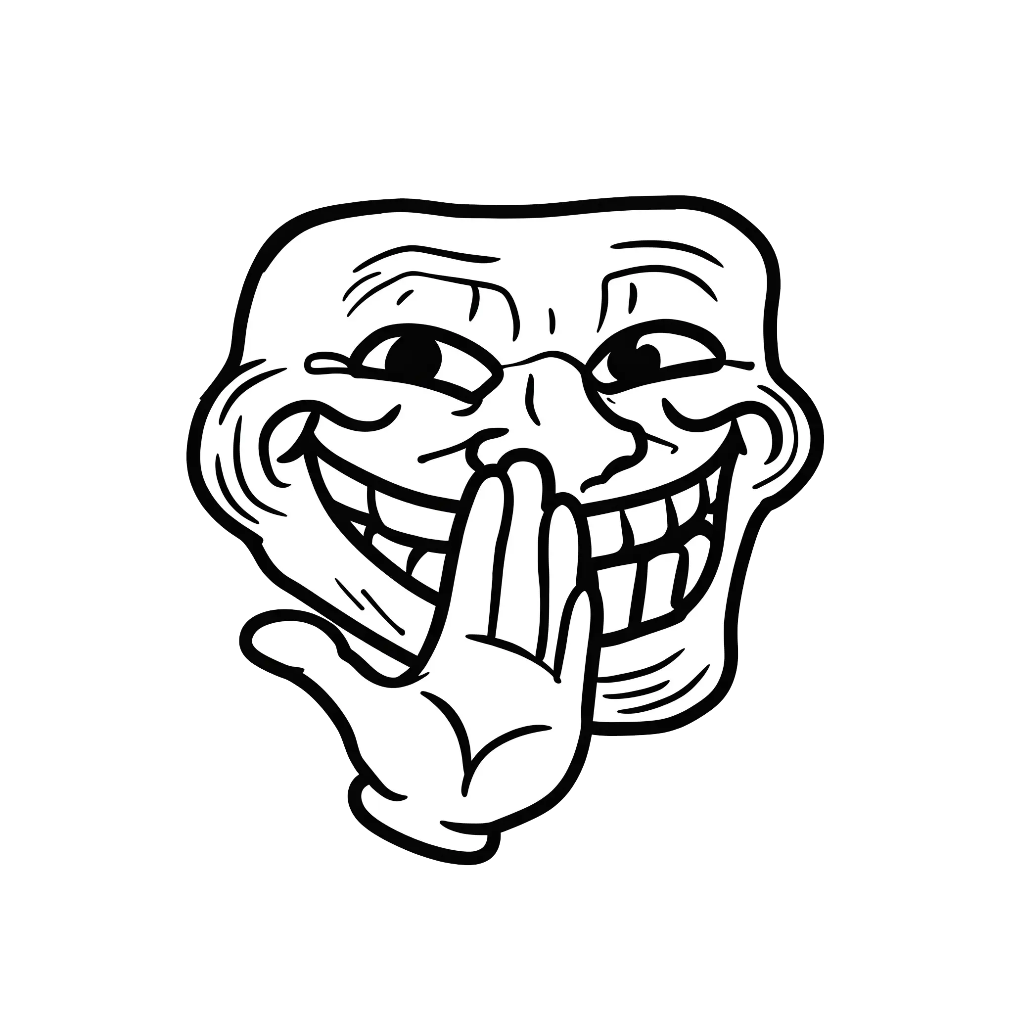 troll face download png, troll face png