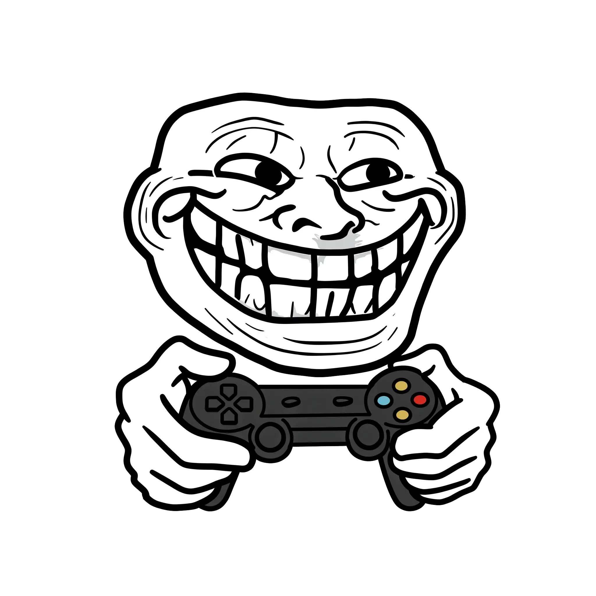 troll face download png, troll face png
