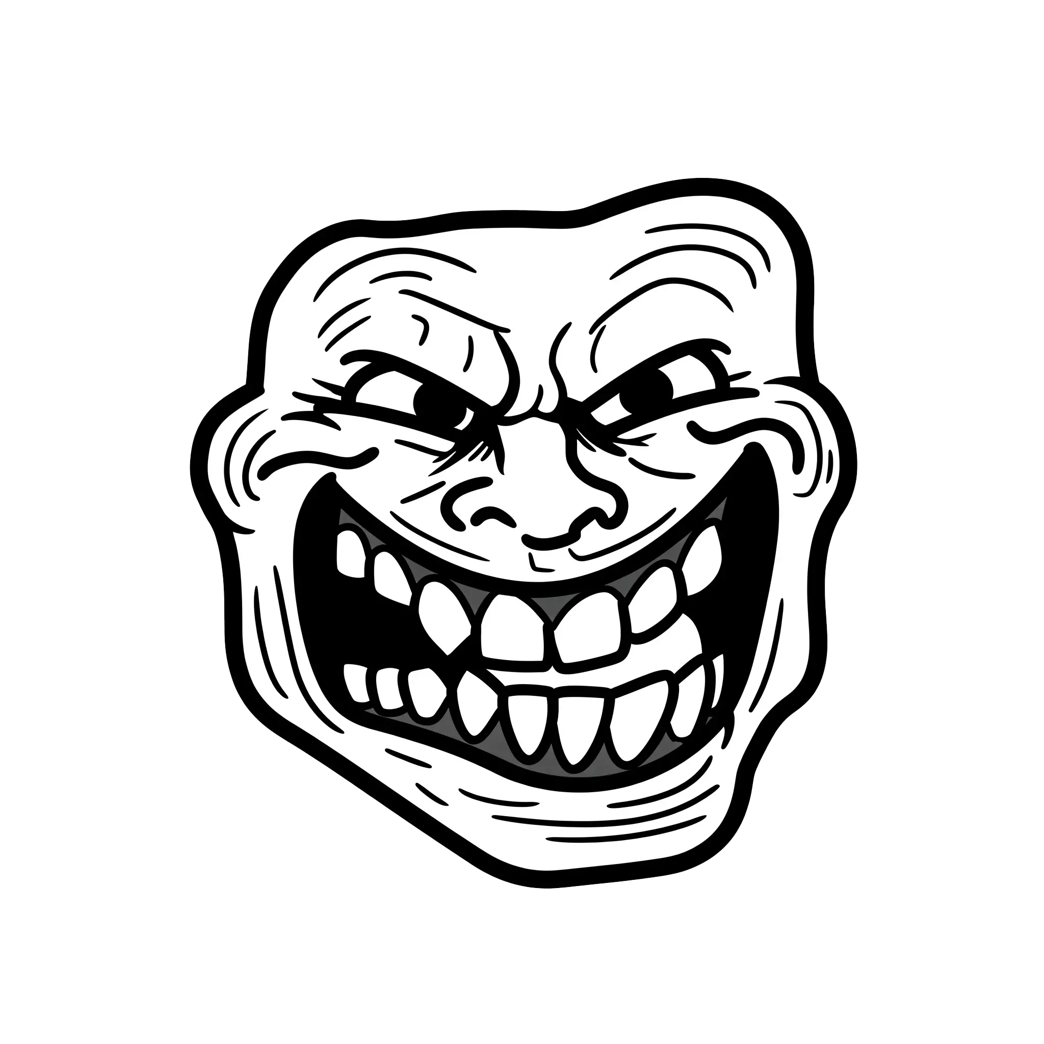 troll face download png, troll face png
