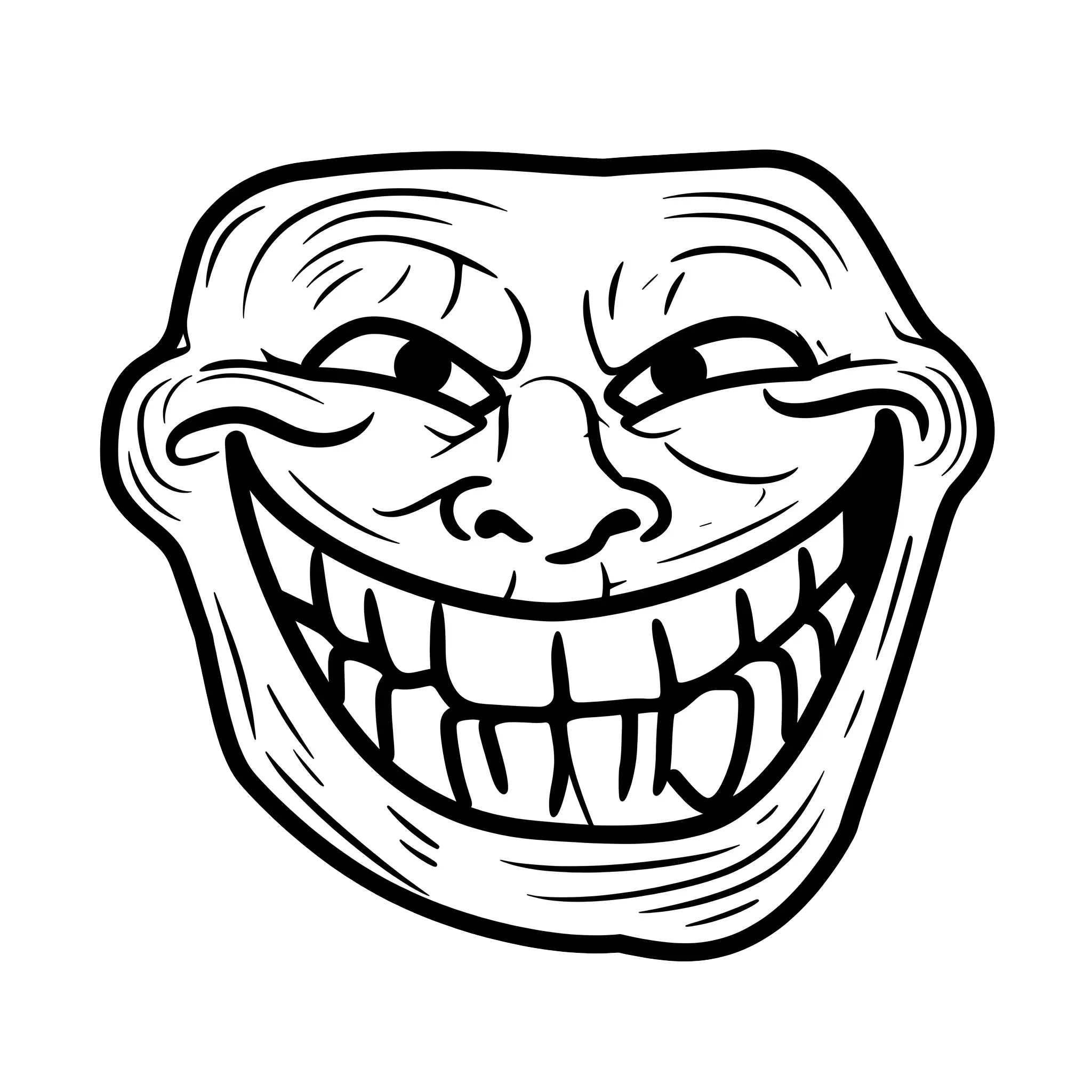 troll face download png, troll face png