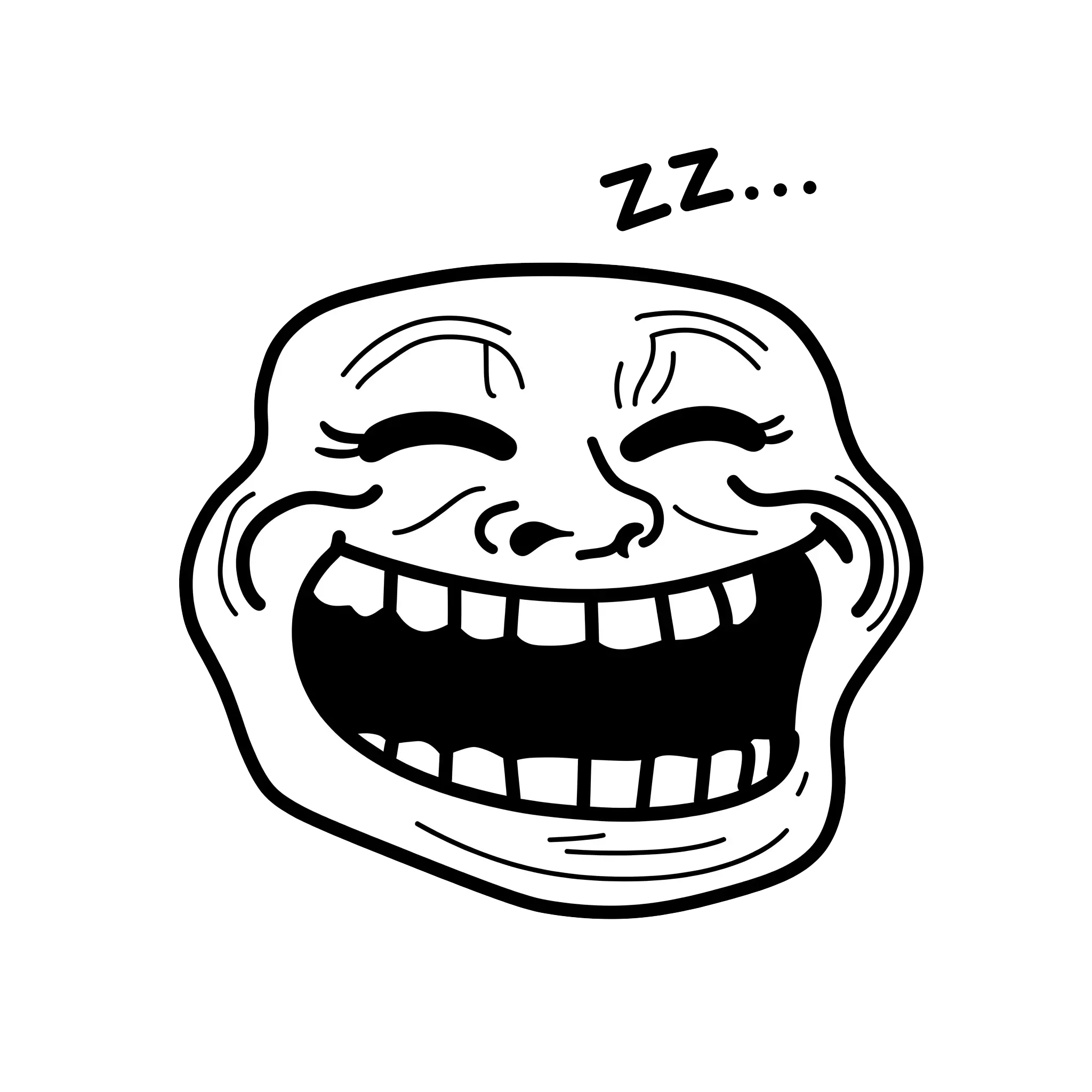 troll face download png, troll face png