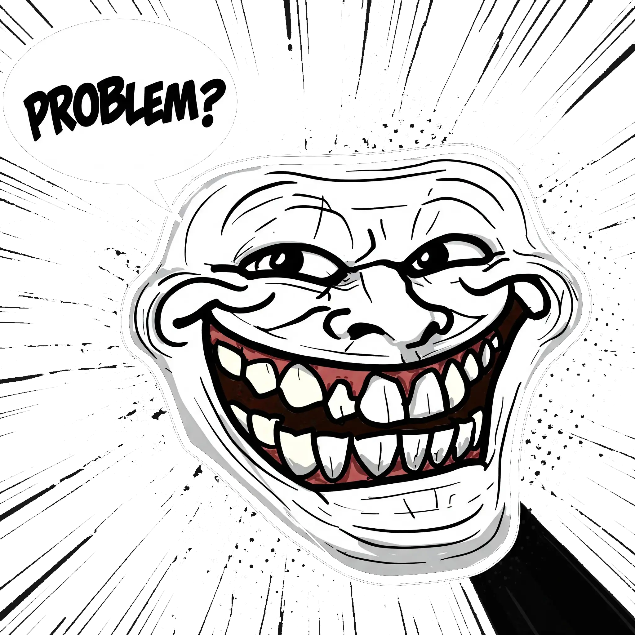 troll face download png, troll face png