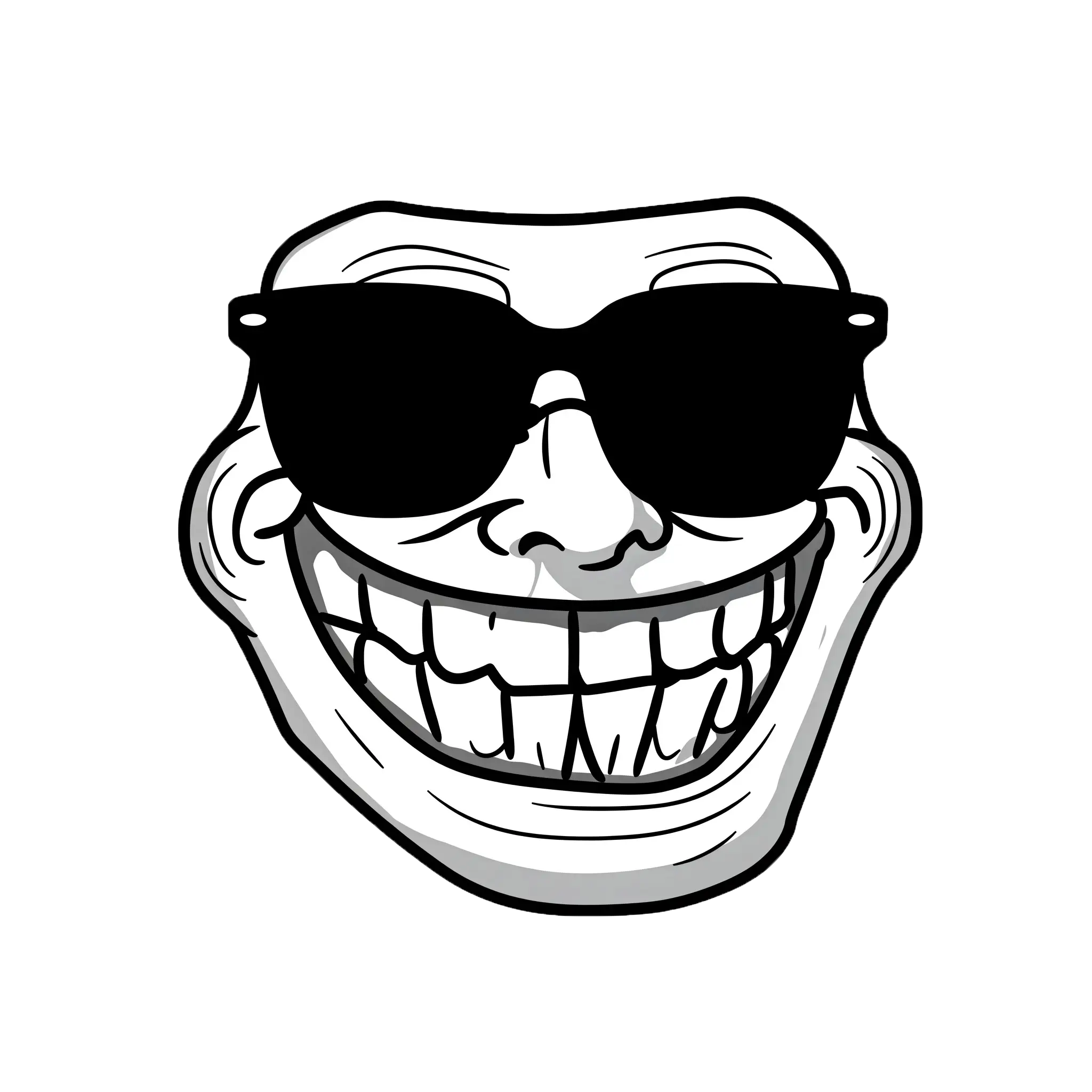 troll face download png, troll face png