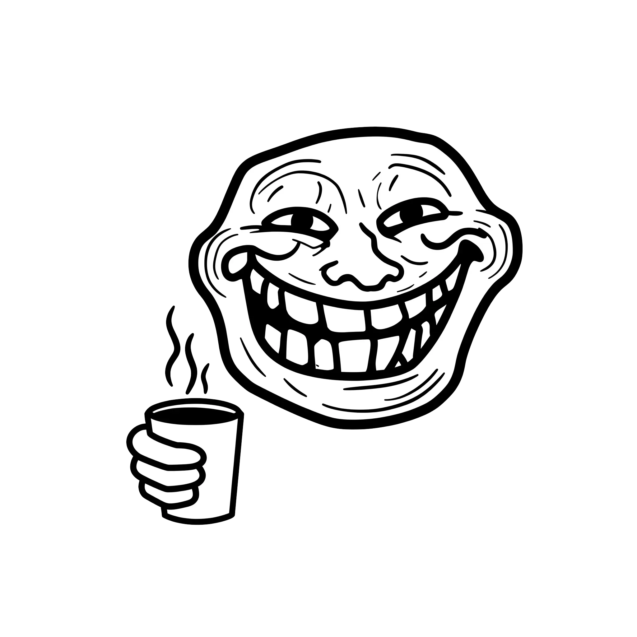 troll face download png, troll face png