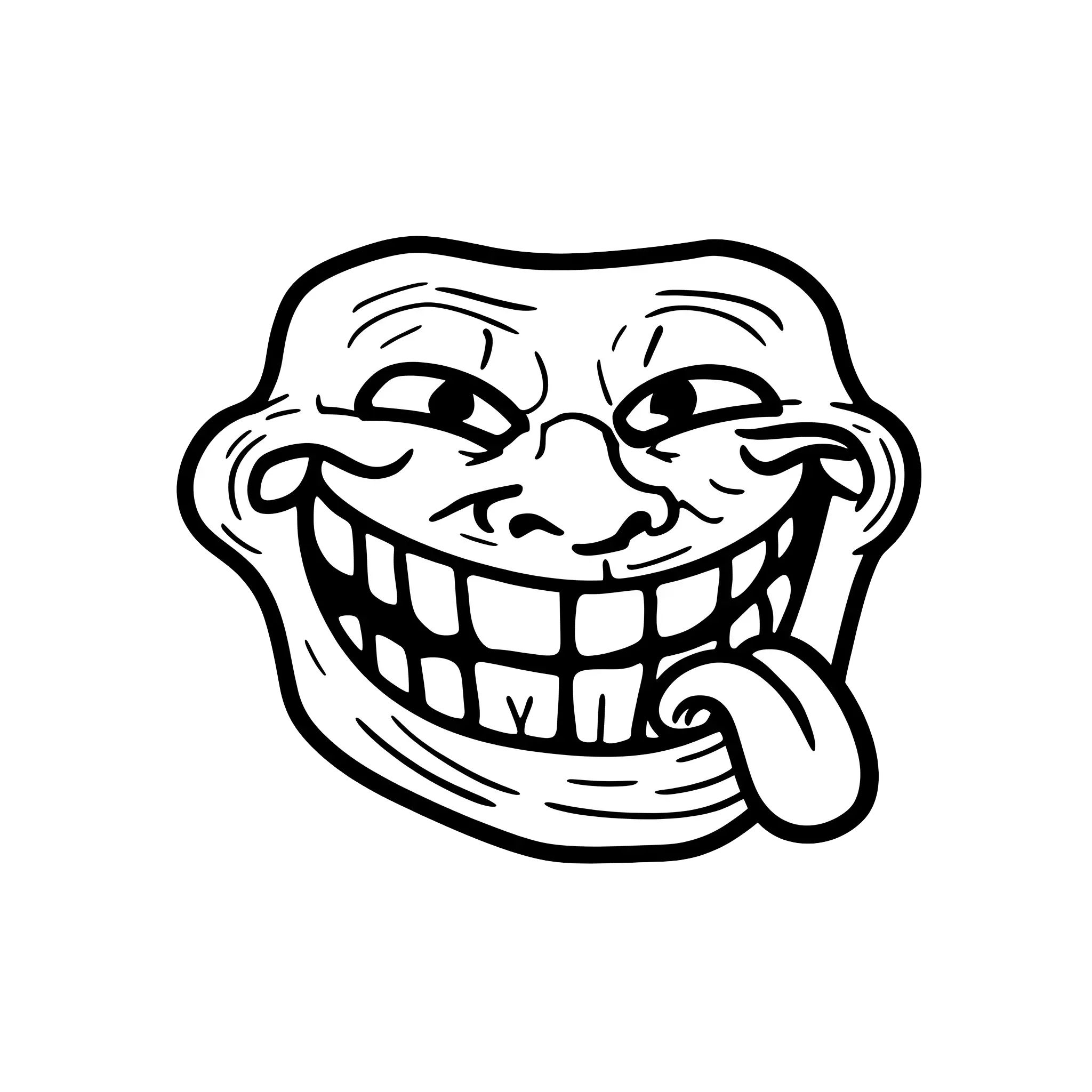 troll face download png, troll face png