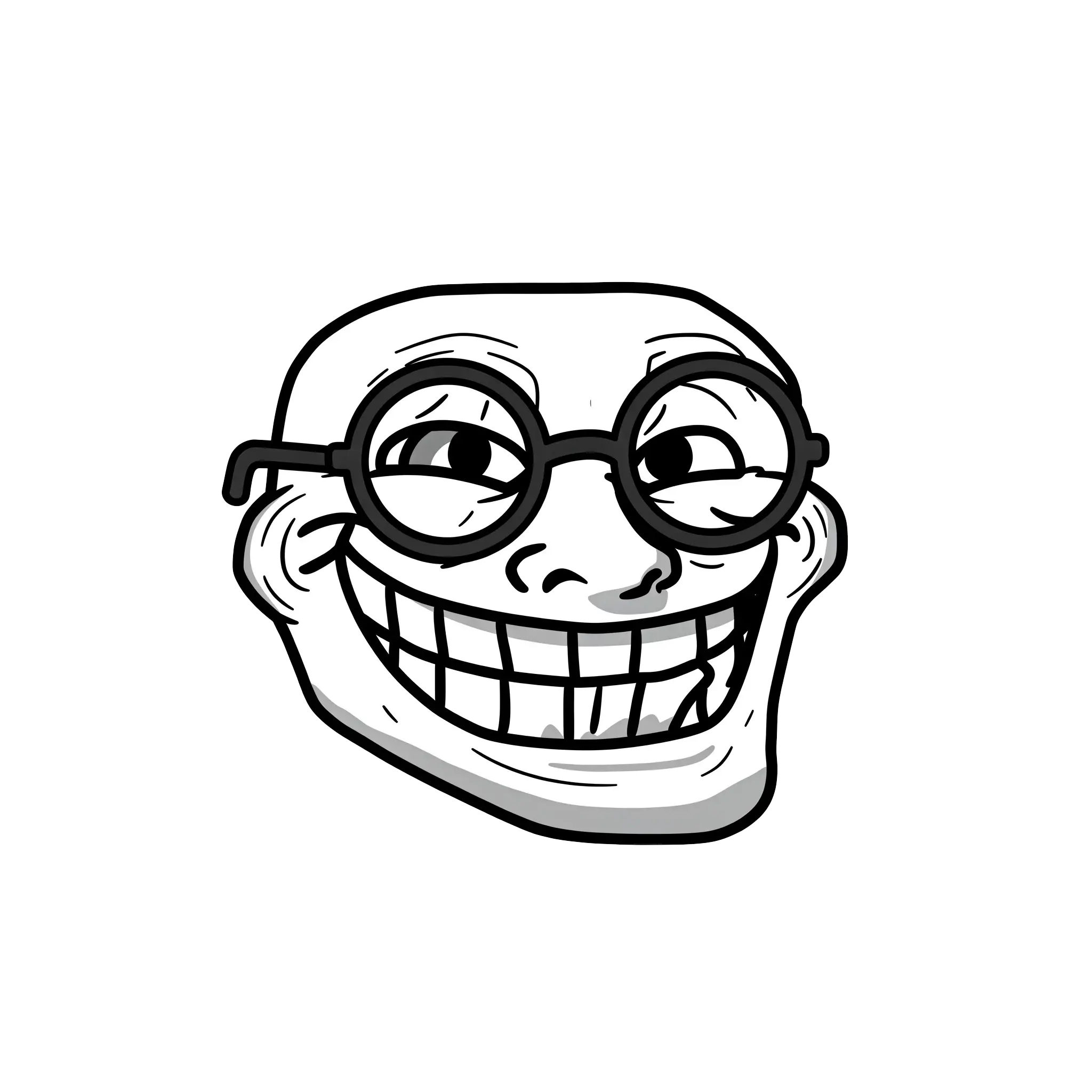 troll face download png, troll face png