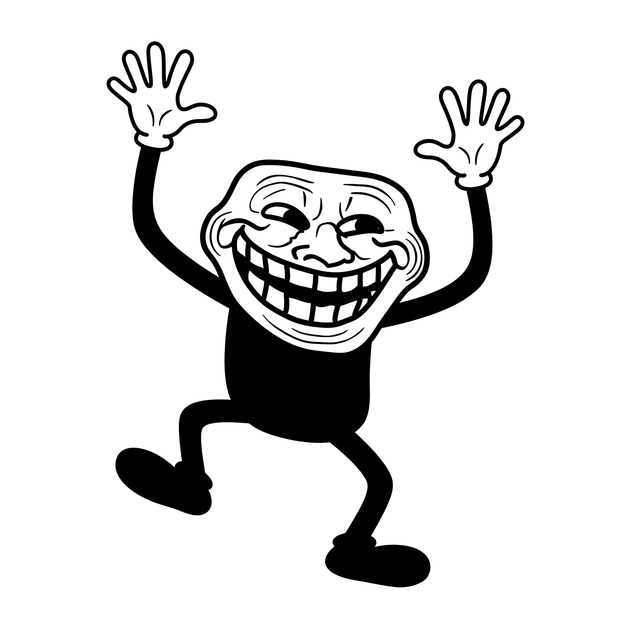 troll face download png, troll face png