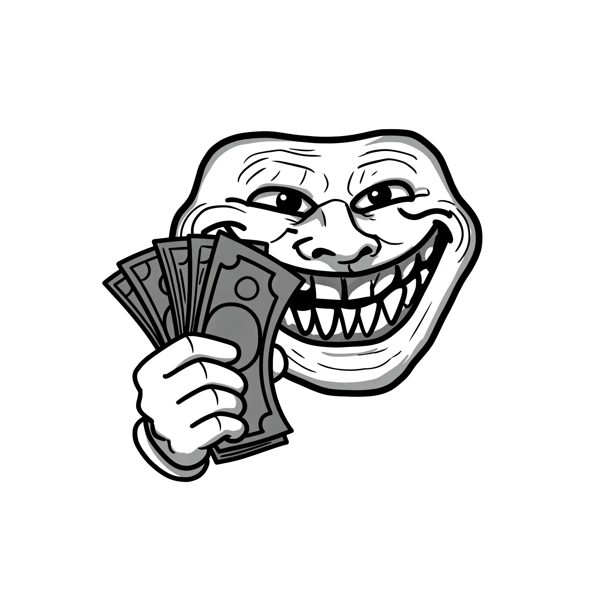 troll face download png, troll face png