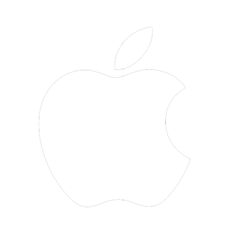 logo apple png blanco, logo apple blanco png transparente