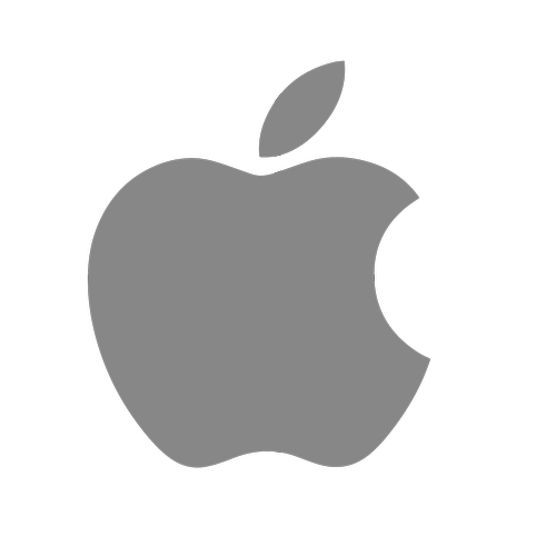 logo apple png alto detalle, transparente, fácil integración