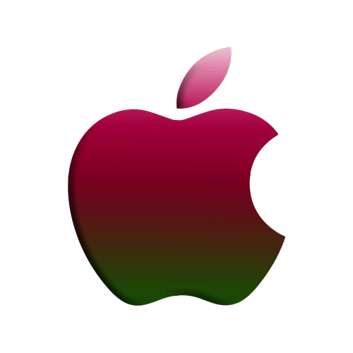 logo apple png alta resolución, transparente